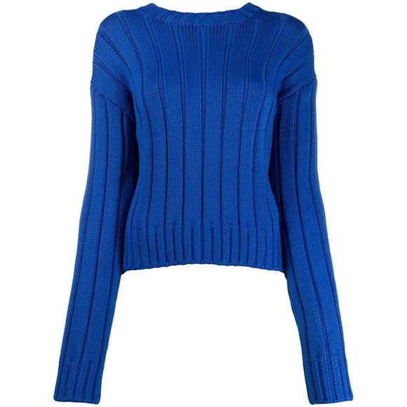 Derek Lam 10 Crosby Ribbed Long Sleeve Sweater